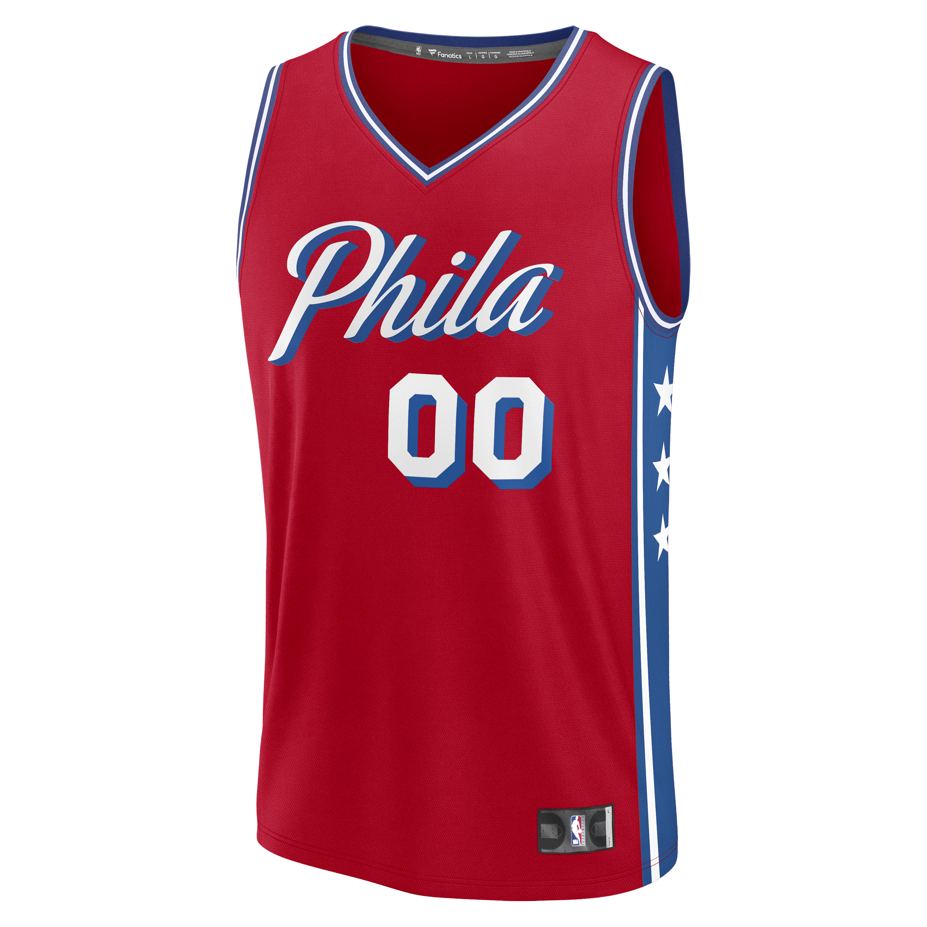 Gohipanda - Philadelphia 76ers Fanatics Fast Break Custom Jersey - Association Edition - Image 11
