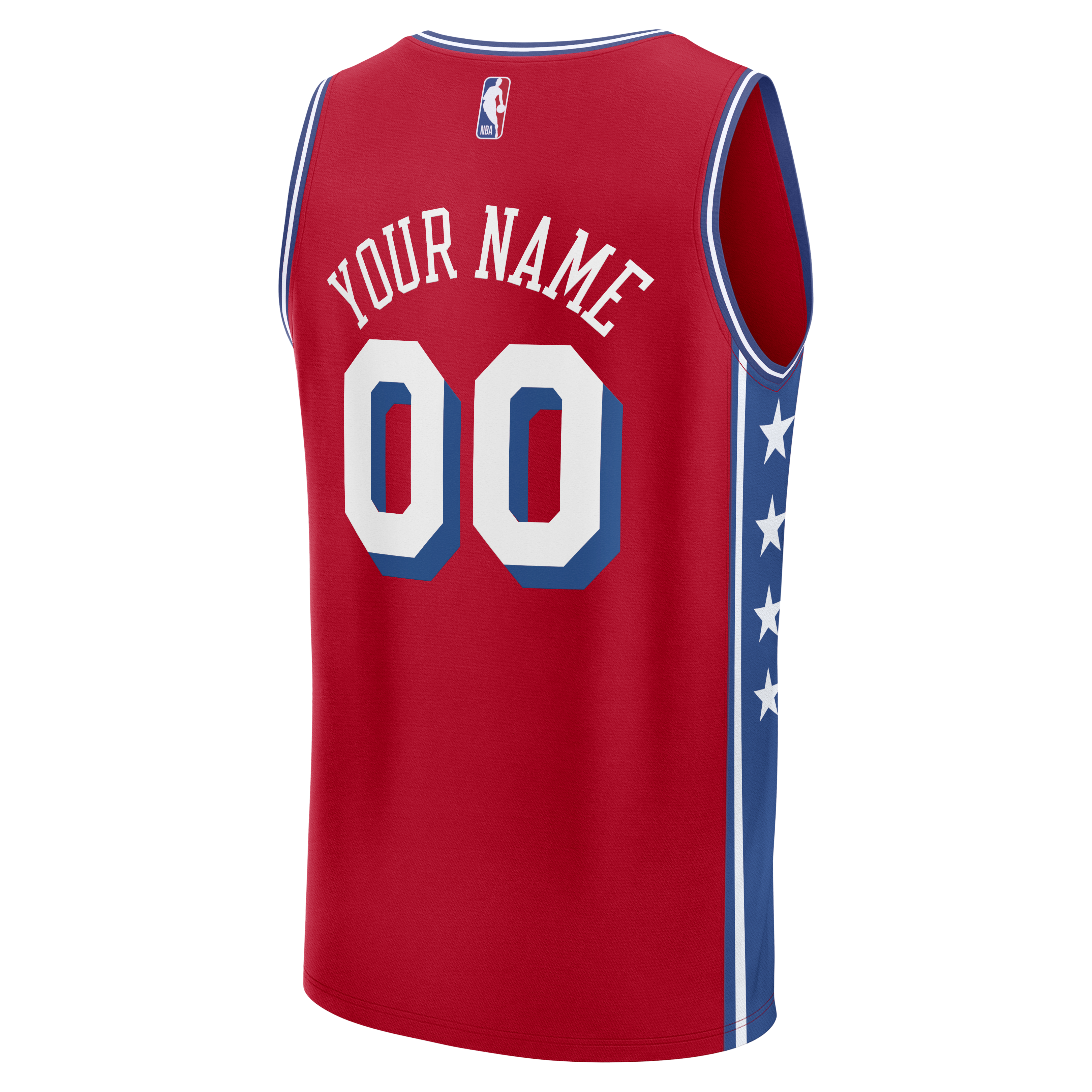 Gohipanda - Philadelphia 76ers Fanatics Fast Break Custom Jersey - Association Edition - Image 12