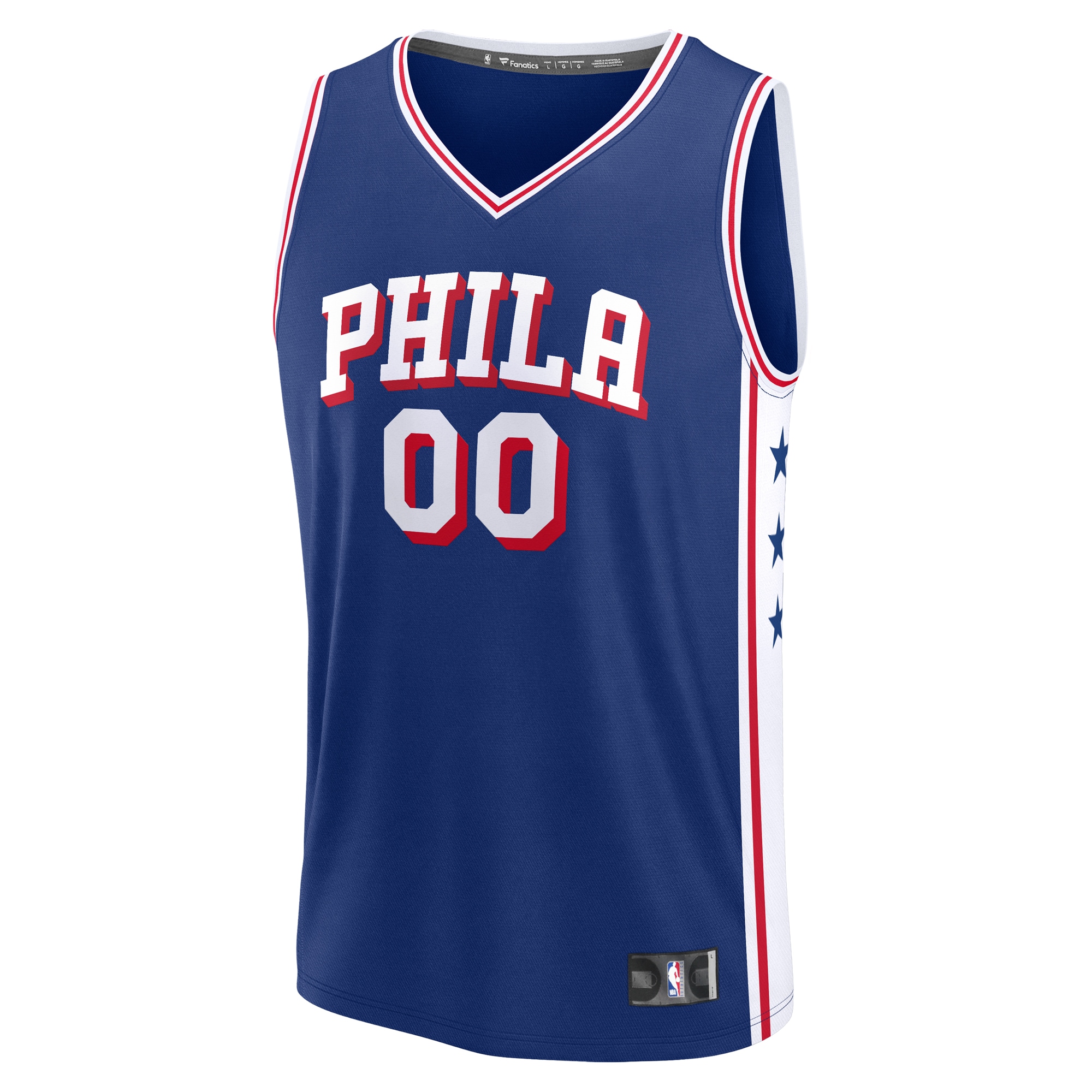 Gohipanda - Philadelphia 76ers Fanatics Fast Break Custom Jersey - Association Edition - Image 7
