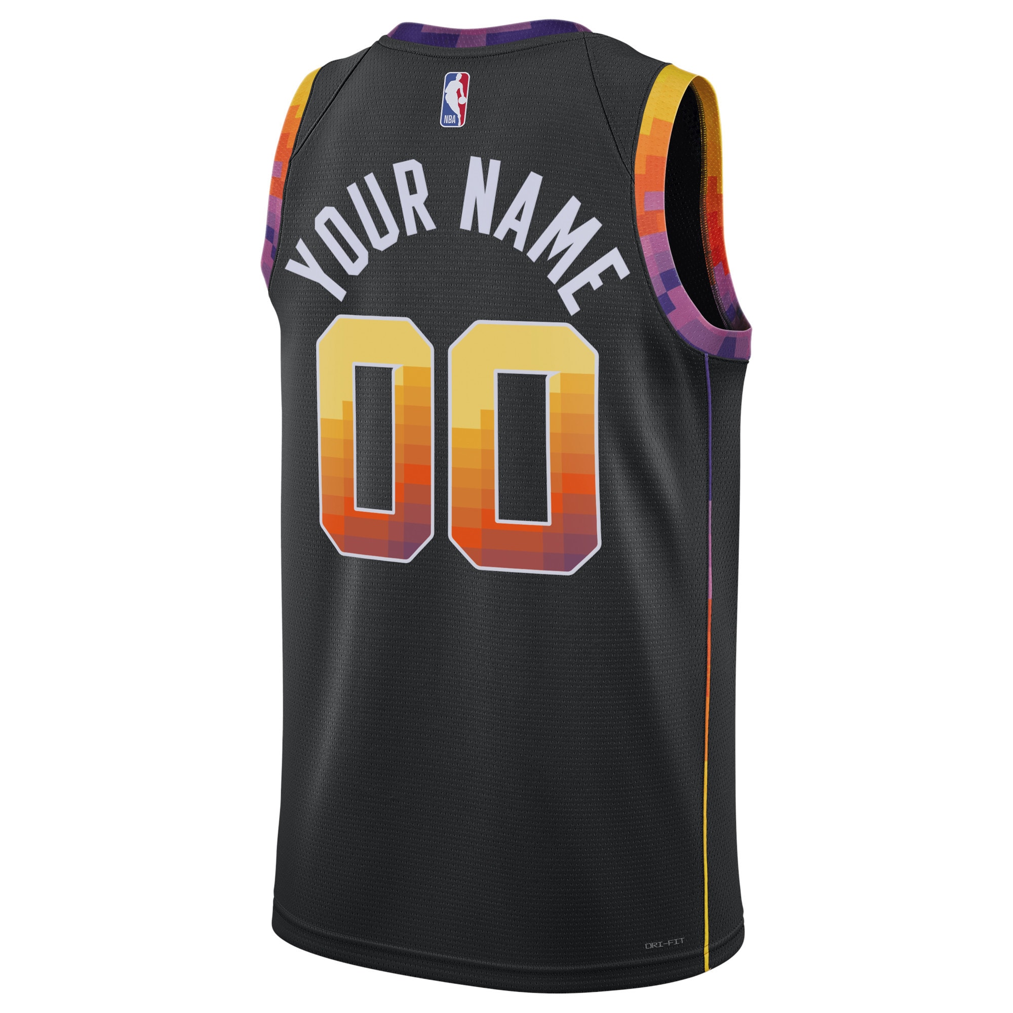 Gohipanda - Phoenix Suns Jordan Brand Unisex 2022/23 Swingman Custom Jersey - Statement Edition - Black - Image 4