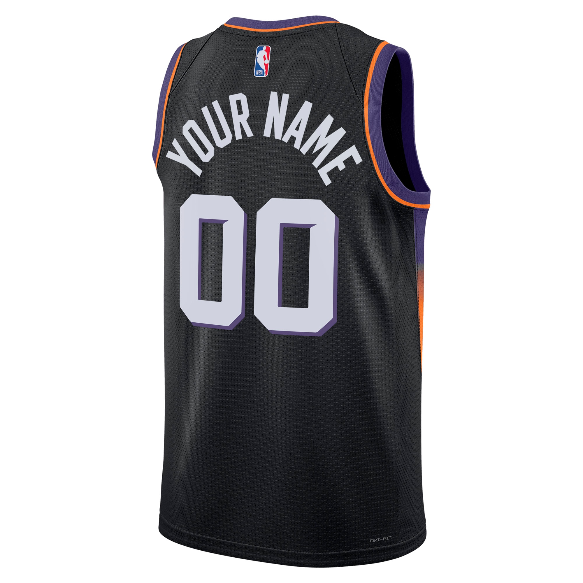 Gohipanda - Phoenix Suns Jordan Brand Unisex Swingman Custom Jersey - Statement Edition - Black - Image 4