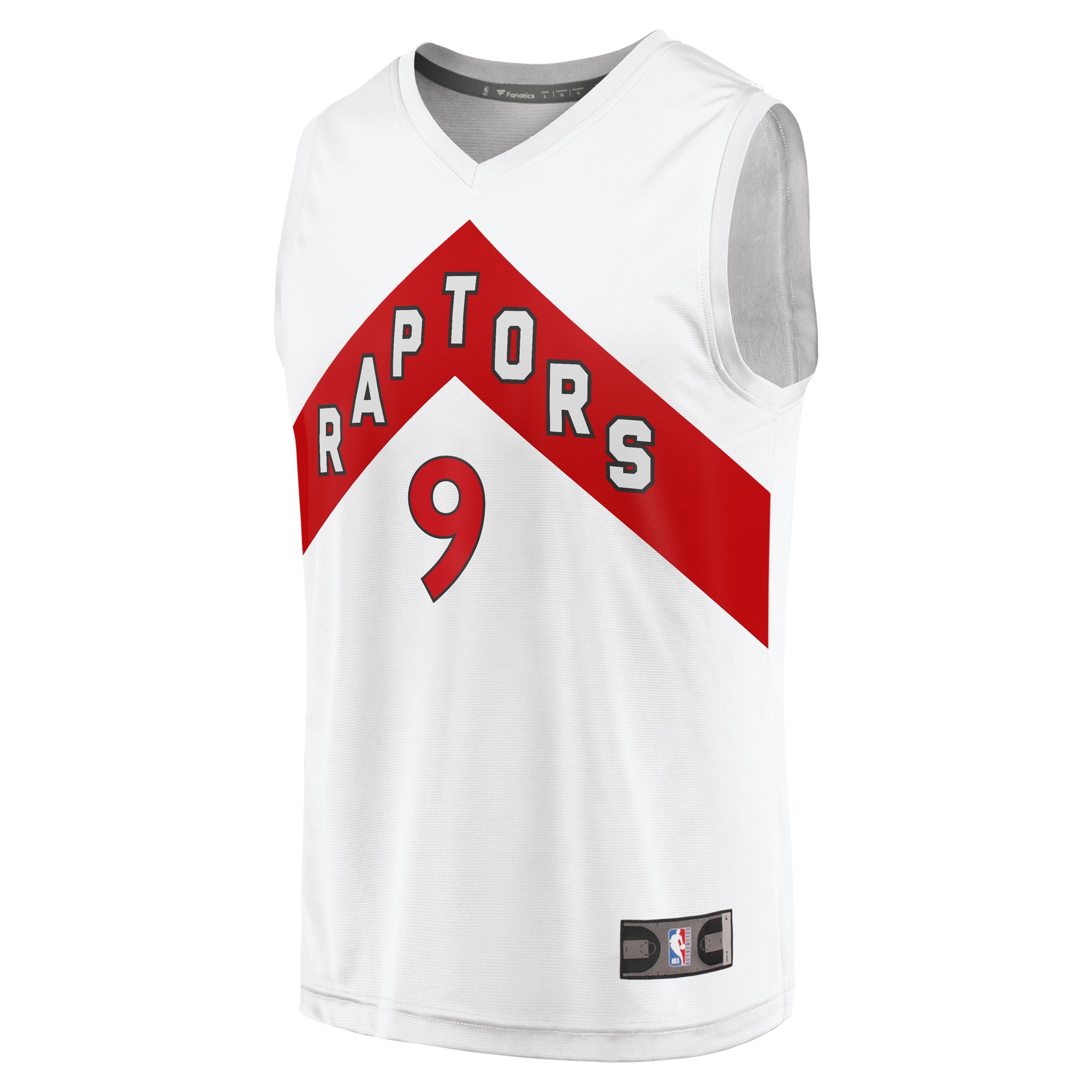 Gohipanda - RJ Barrett Toronto Raptors Fanatics Fast Break Player Jersey - Association Edition - White - Image 3