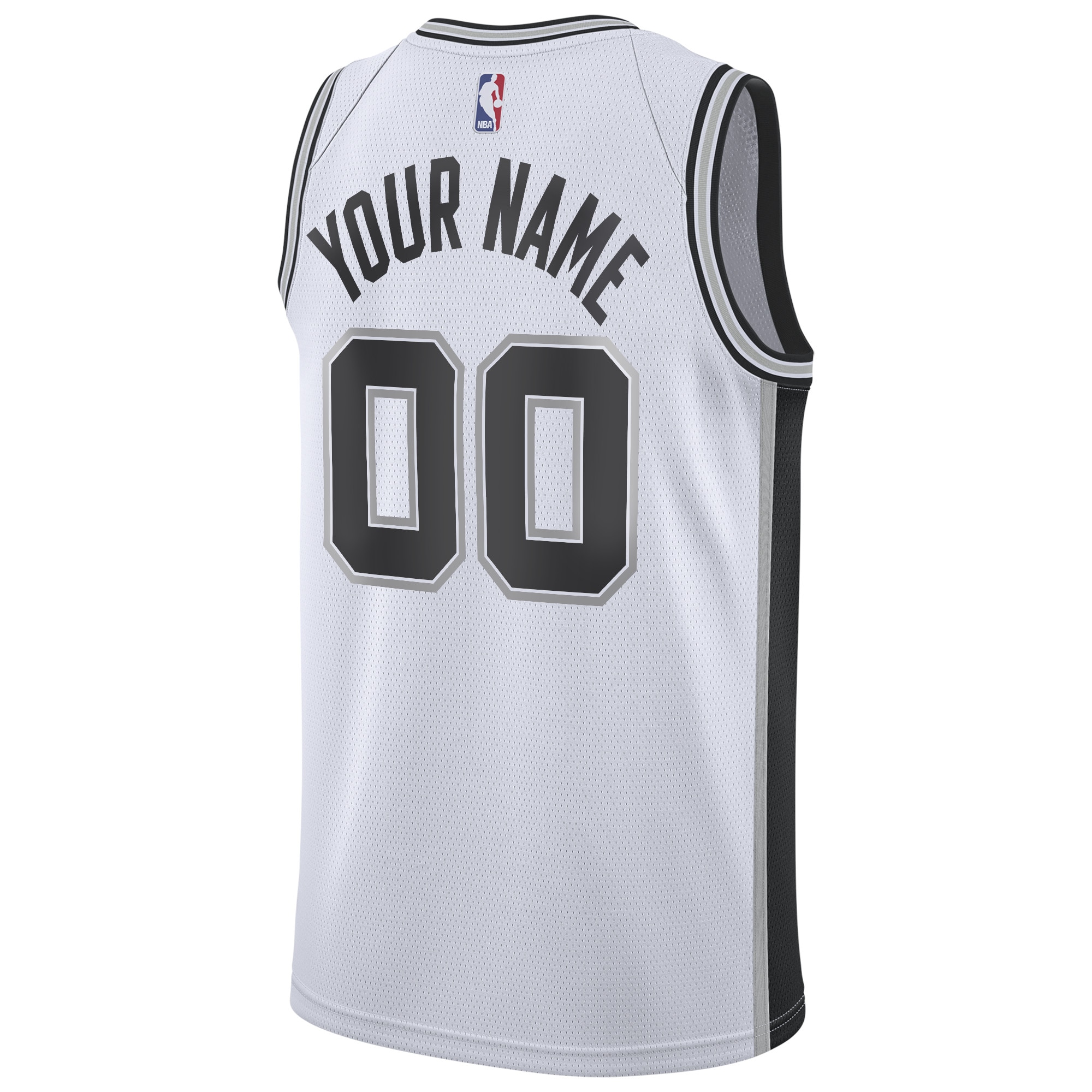 Gohipanda - San Antonio Spurs Custom Swingman Jersey White - Association Edition - Image 4