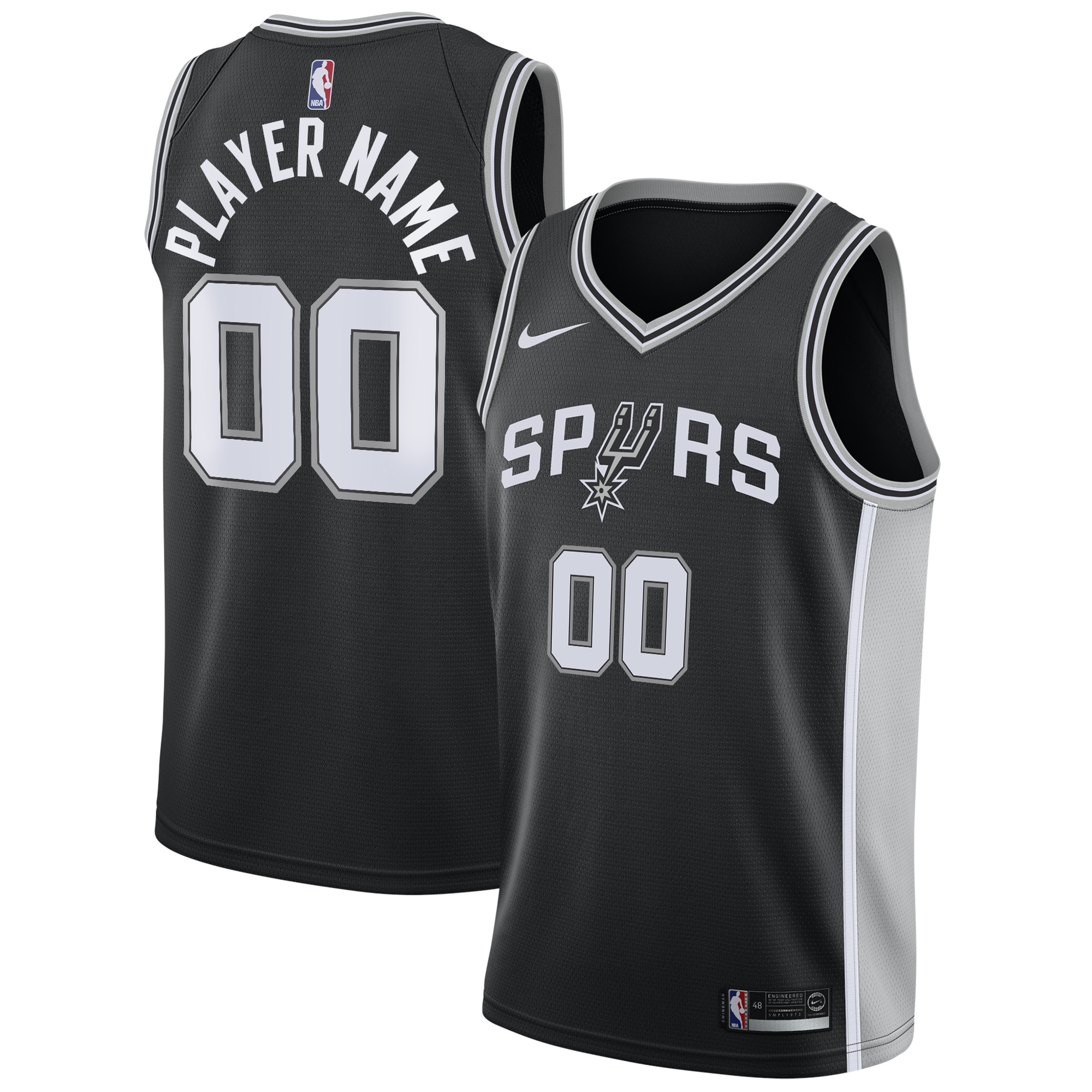 Gohipanda - San Antonio Spurs Custom Swingman Jersey White - Association Edition - Image 5
