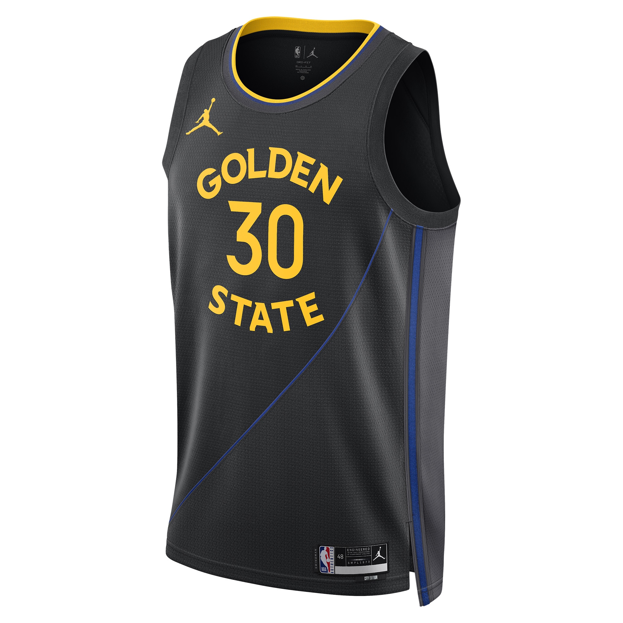 Gohipanda - Stephen Curry Golden State Warriors Jordan Brand Unisex 2024/25 Swingman Jersey Statement Edition Black - Image 3