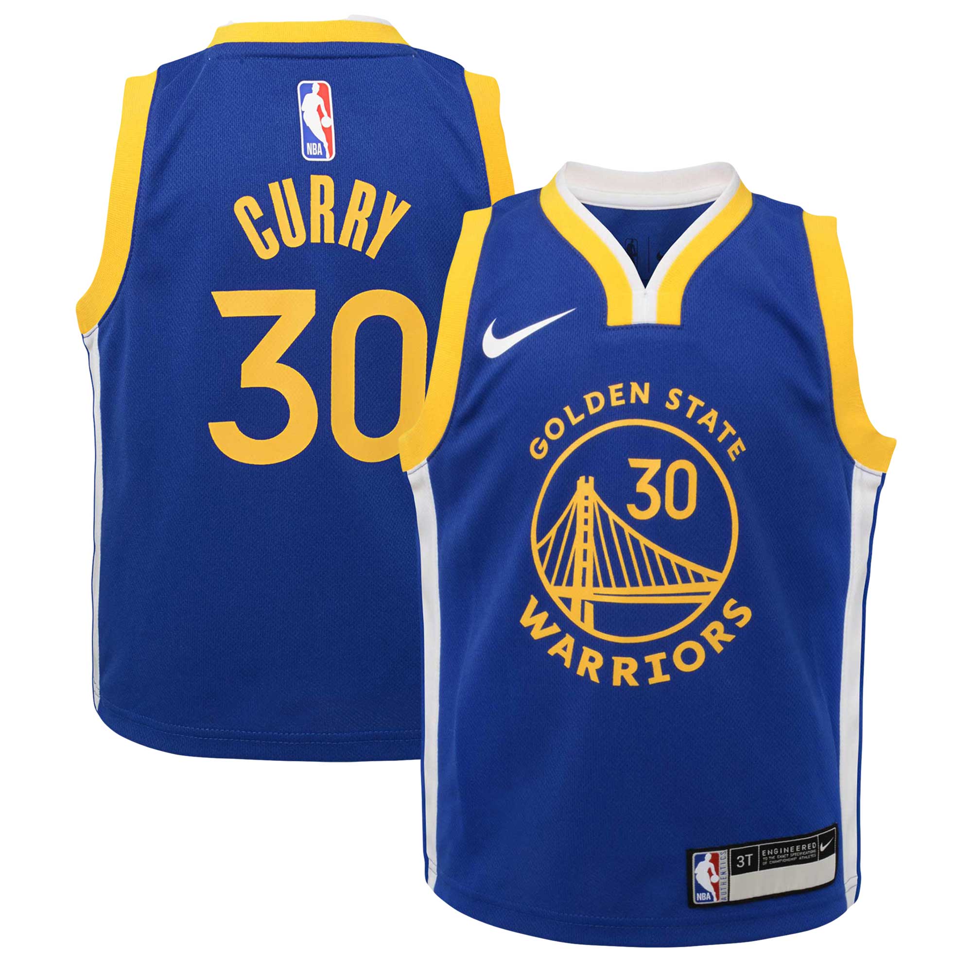 Gohipanda - Stephen Curry Golden State Warriors Toddler Swingman Player Jersey - Icon Edition - Royal