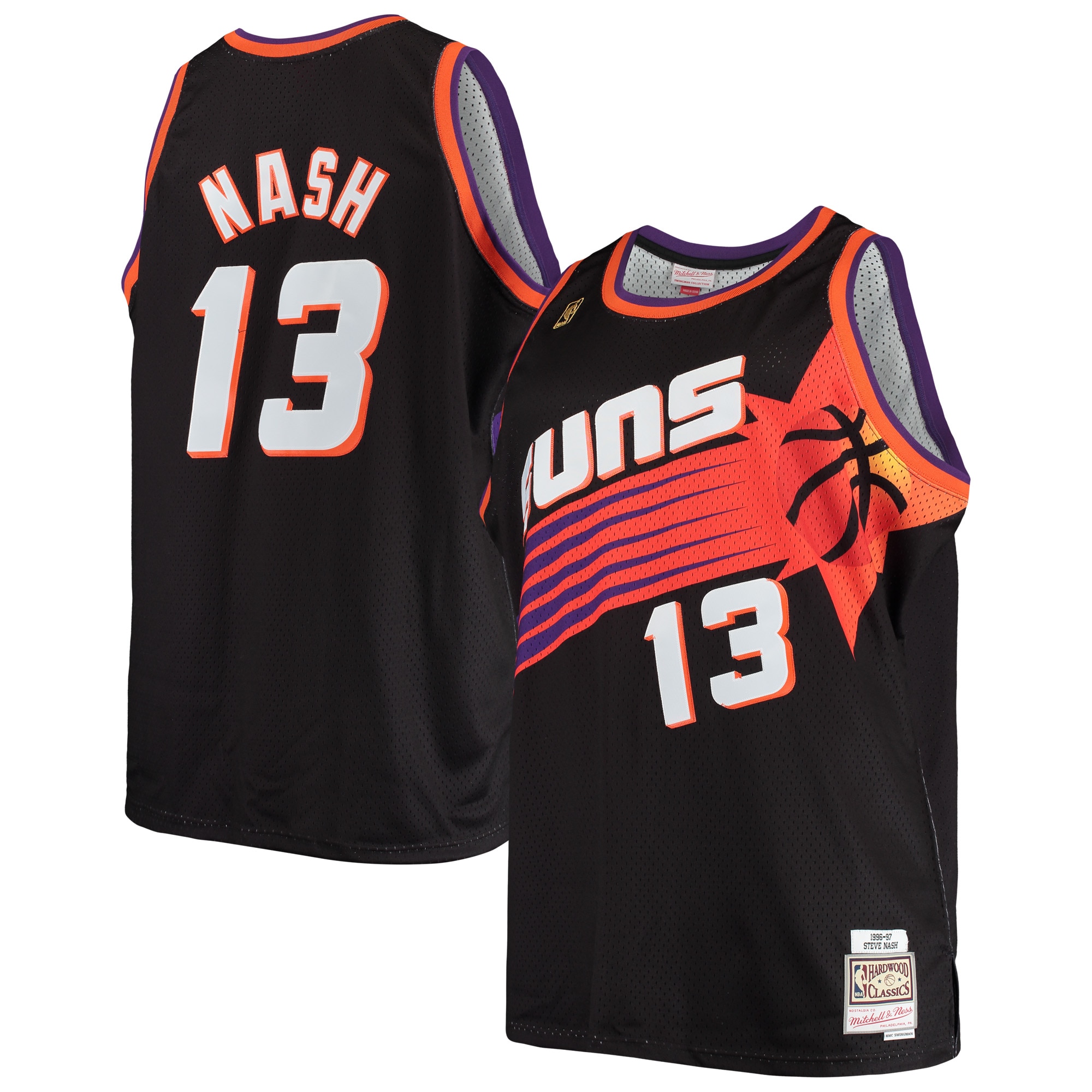 Gohipanda - Steve Nash Phoenix Suns 1996/97 Big & Tall Hardwood Classics Swingman Jersey