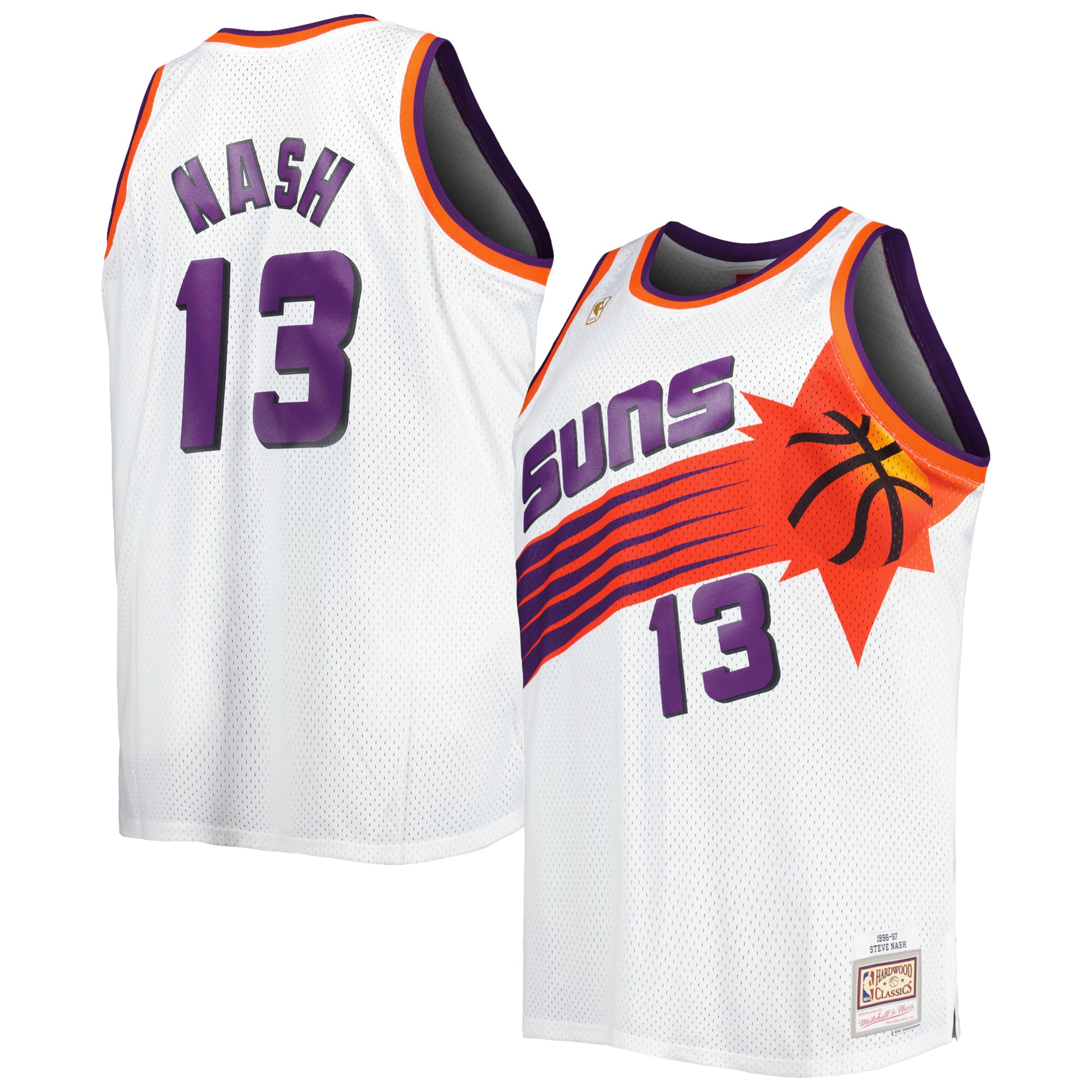 Gohipanda - Steve Nash Phoenix Suns 1996/97 Big & Tall Hardwood Classics Swingman Jersey - Image 5