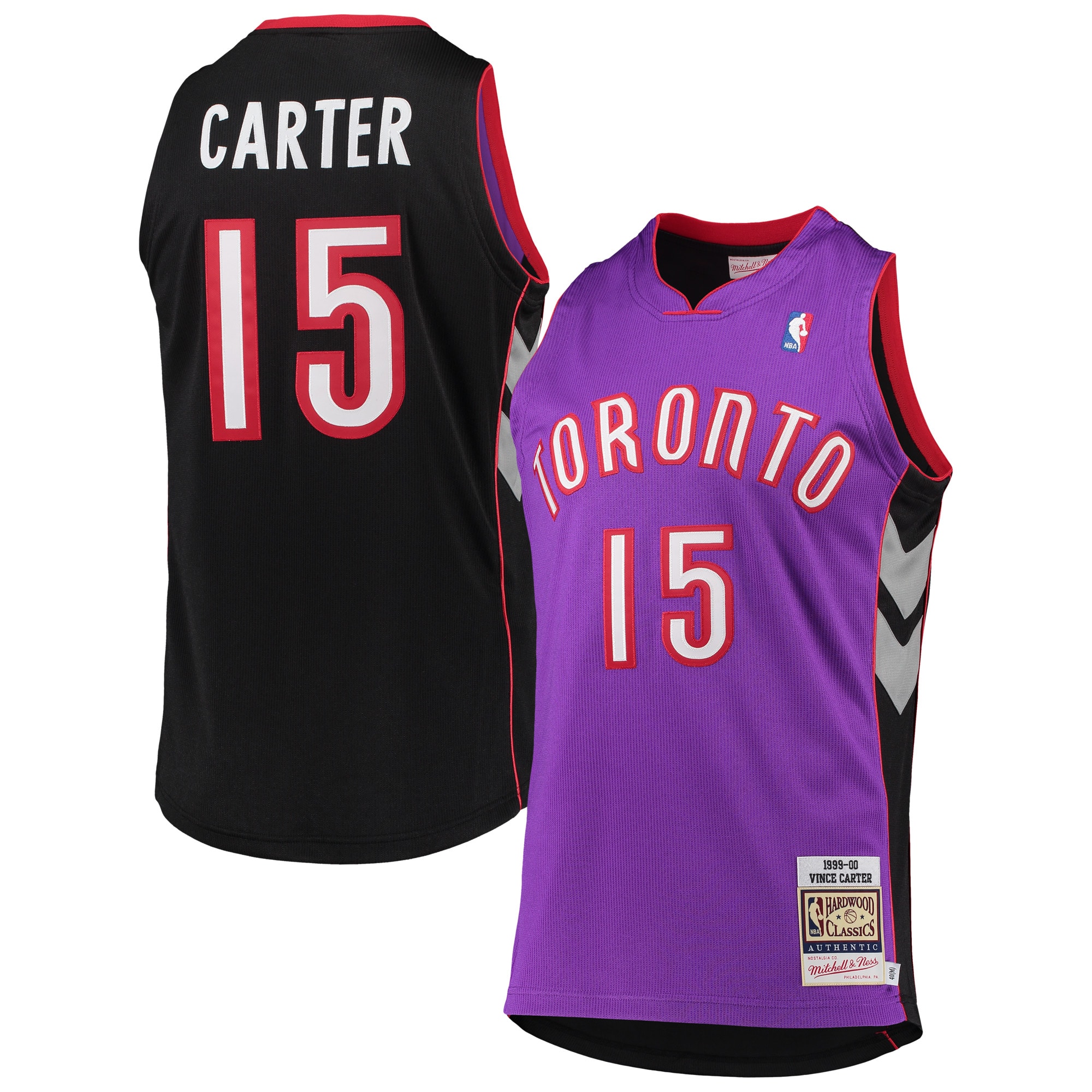 Gohipanda - Vince Carter Toronto Raptors 1999/2000 Hardwood Classics Jersey - Purple