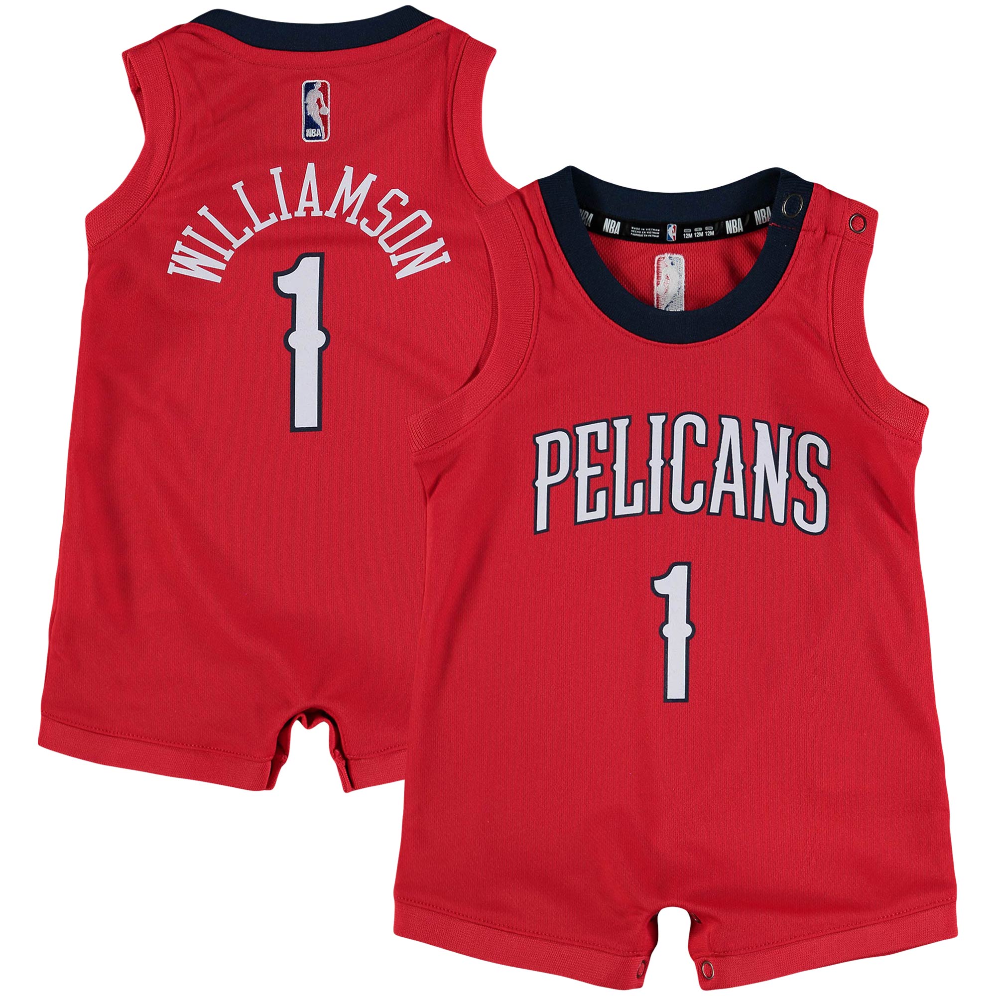 Gohipanda - Zion Williamson New Orleans Pelicans Infant Jersey - Red